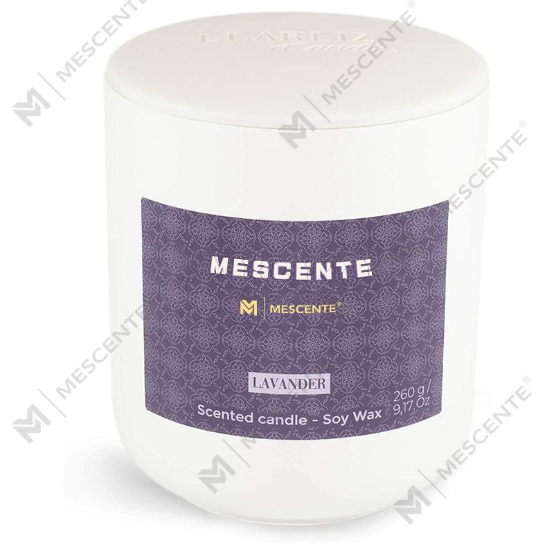 M&Scent Mason Jar Mini Lumanari pe baza de soia, Ambalaj de lux Lumanare de marmura Ceara de soia