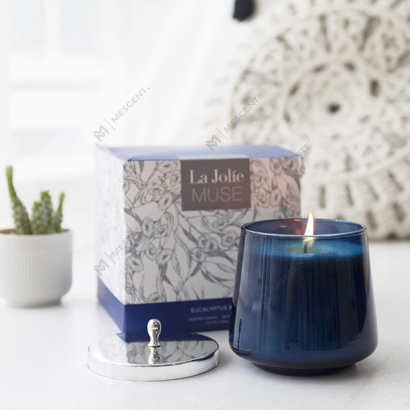 M&Scent 100% carte de aromaterapie naturală lumânare parfumată din soia pentru casă, borcane mari Lumânări parfumate
