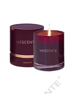 Lumânare parfumată cu fitil din sticlă mat personalizată de lux M&S cent 100 de ore, lumânări parfumate cu etichetă privată