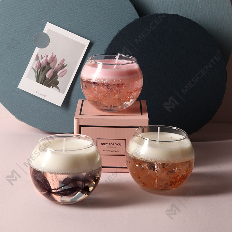 M&Scent Lumânare cu parfum de soia în sticlă cu parfum de casă de înaltă calitate