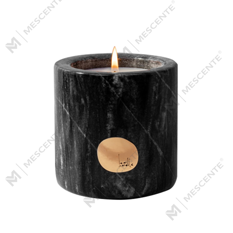 Suporturi ceramice personalizate de lux cu etichetă privată Citta etichetate Lumânări parfumate de ceară de soia cu flori uscate
