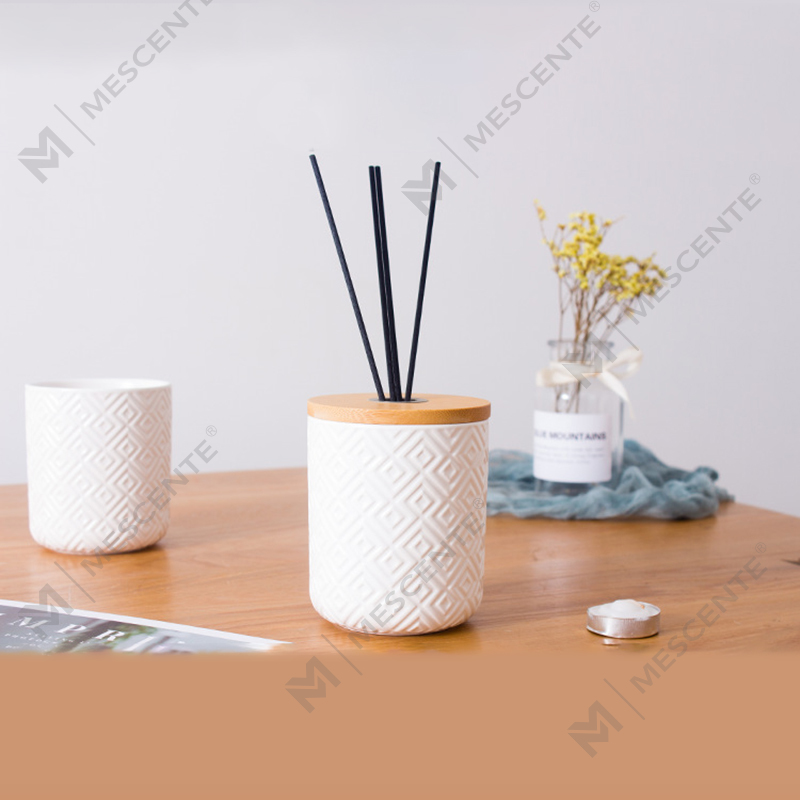 M&Scent, 100 ml, 200 ml, rotund, ceramică, aromă, sticla decorativă, difuzor de stuf