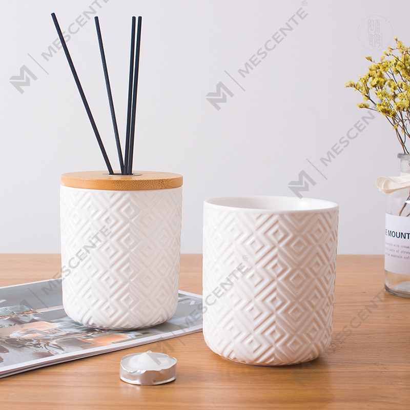 M&Scent, 100 ml, 200 ml, rotund, ceramică, aromă, sticla decorativă, difuzor de stuf