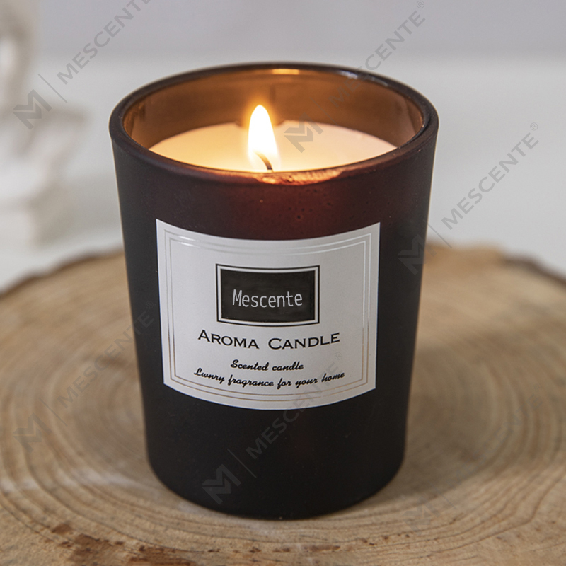 Lumânări de ceară de soia cu parfum de bujor imprimat personalizat M&Scent, lumânare parfumată digitală
