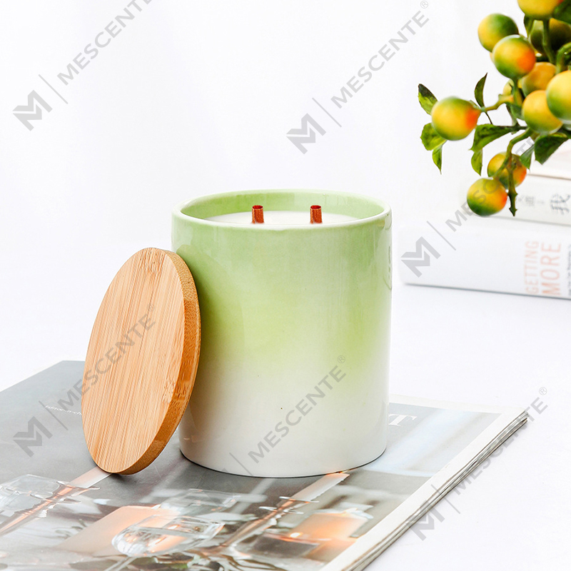 M&Scent Private Label Decorat pentru casa Lumanari parfumate personalizate in borcane din ceramica pentru lumanari