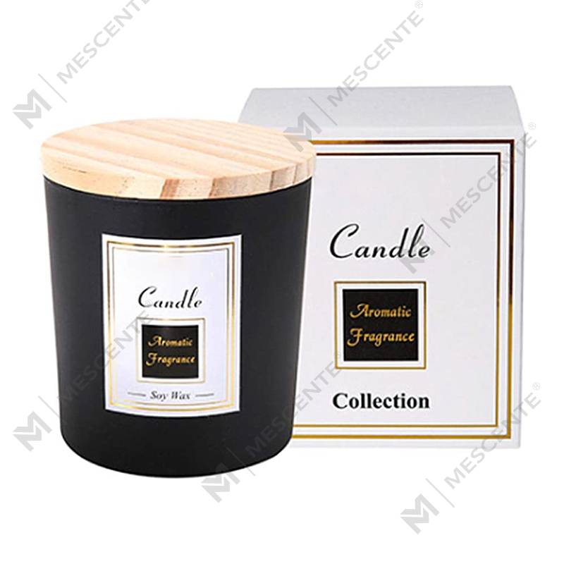 Lumanari din soia imprimate manual M&Scent, lumanare anti tantari din lemn de santal