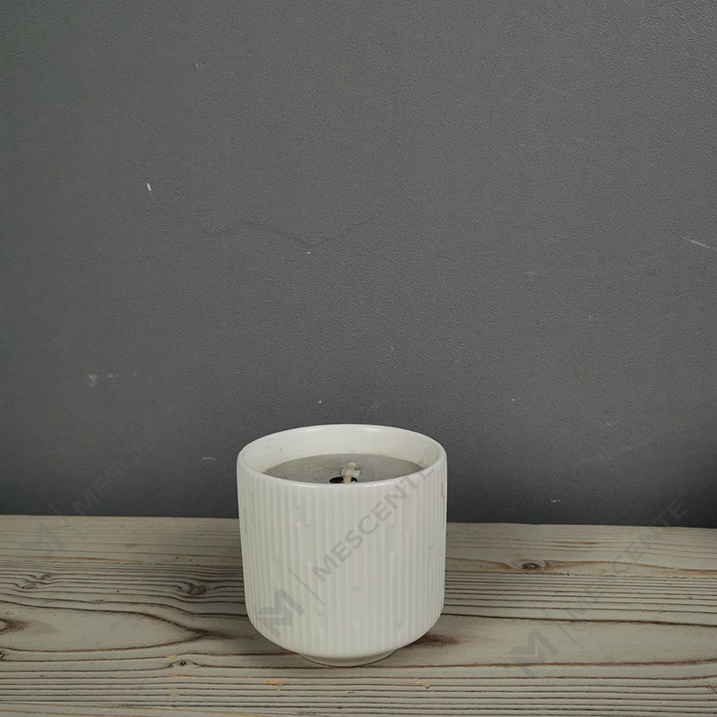 Borcane de lumânări unice de chihlimbar, pătrate goale, pătrate din ceramică de lux M&Scent, cu capac din lemn