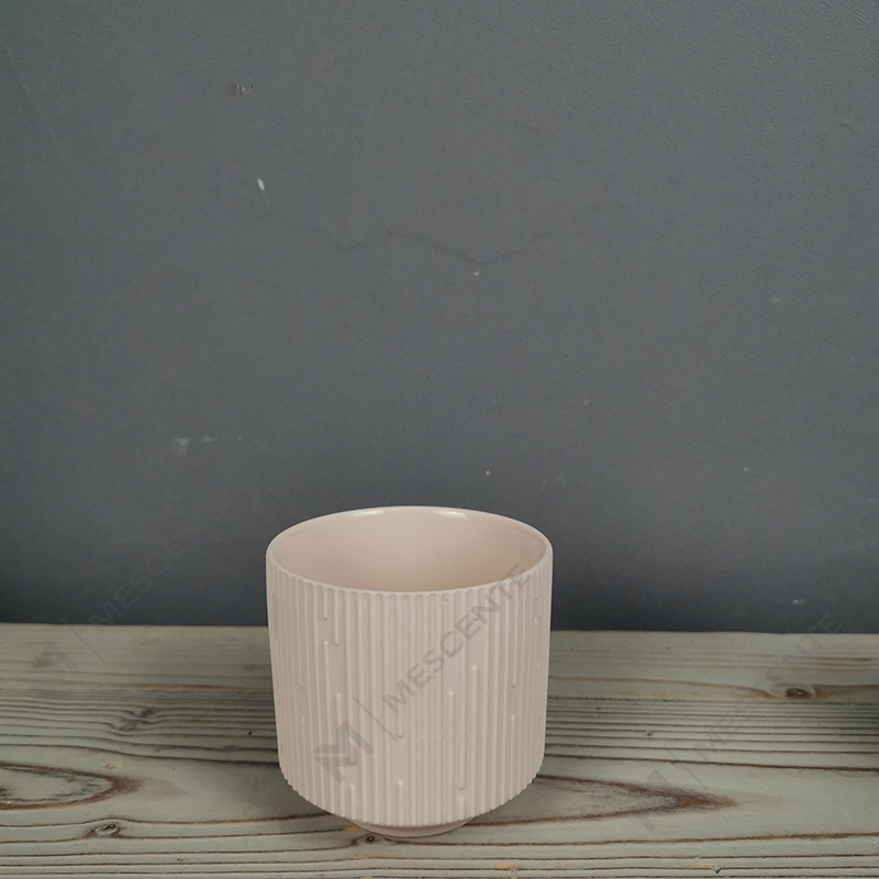 Borcane de lumânări unice de chihlimbar, pătrate goale, pătrate din ceramică de lux M&Scent, cu capac din lemn