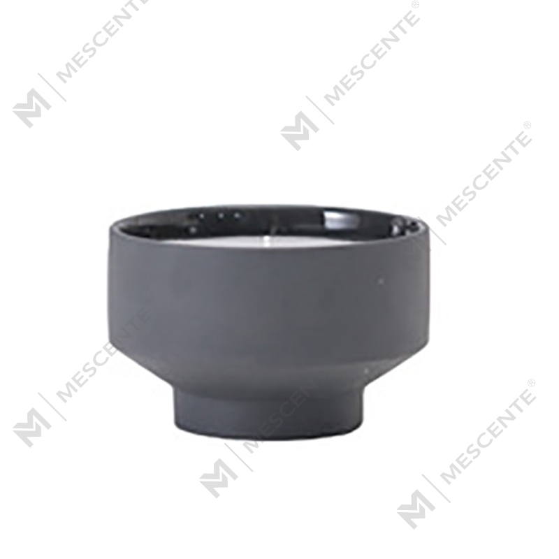 Borcan de lumânări de Crăciun cu capac din bambus, personalizat, mare, modern, cu 3 fitil