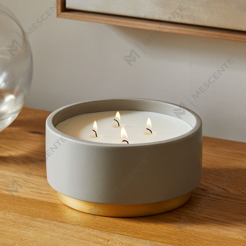 Lumanari Parfumate Eticheta Privata Decoratiuni pentru Casa, Lumanare Parfumata Cu 4 Fitre lucrata manual Cu Cristale