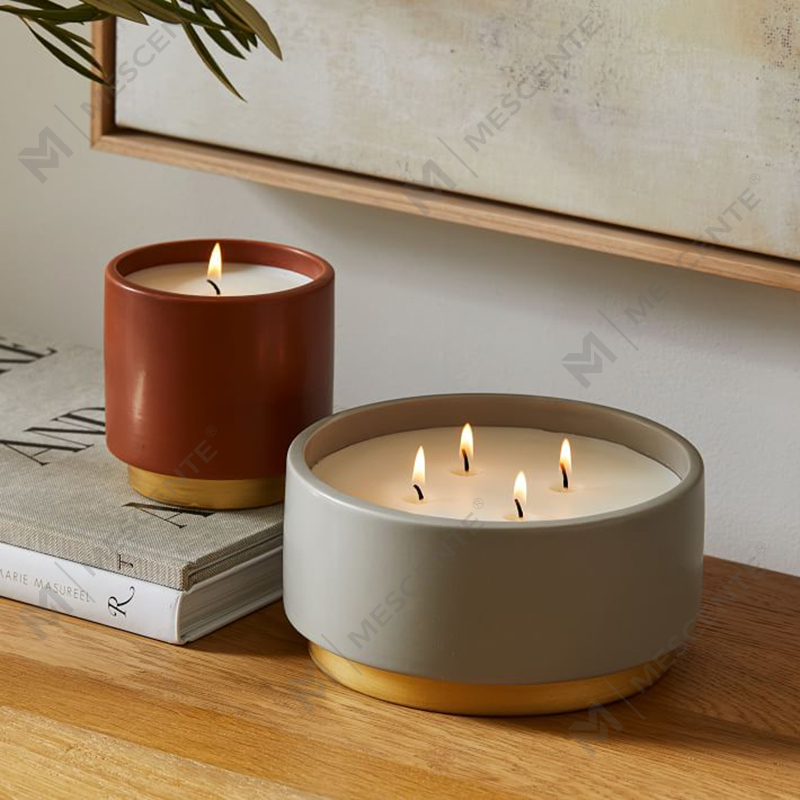 Lumanari Parfumate Eticheta Privata Decoratiuni pentru Casa, Lumanare Parfumata Cu 4 Fitre lucrata manual Cu Cristale