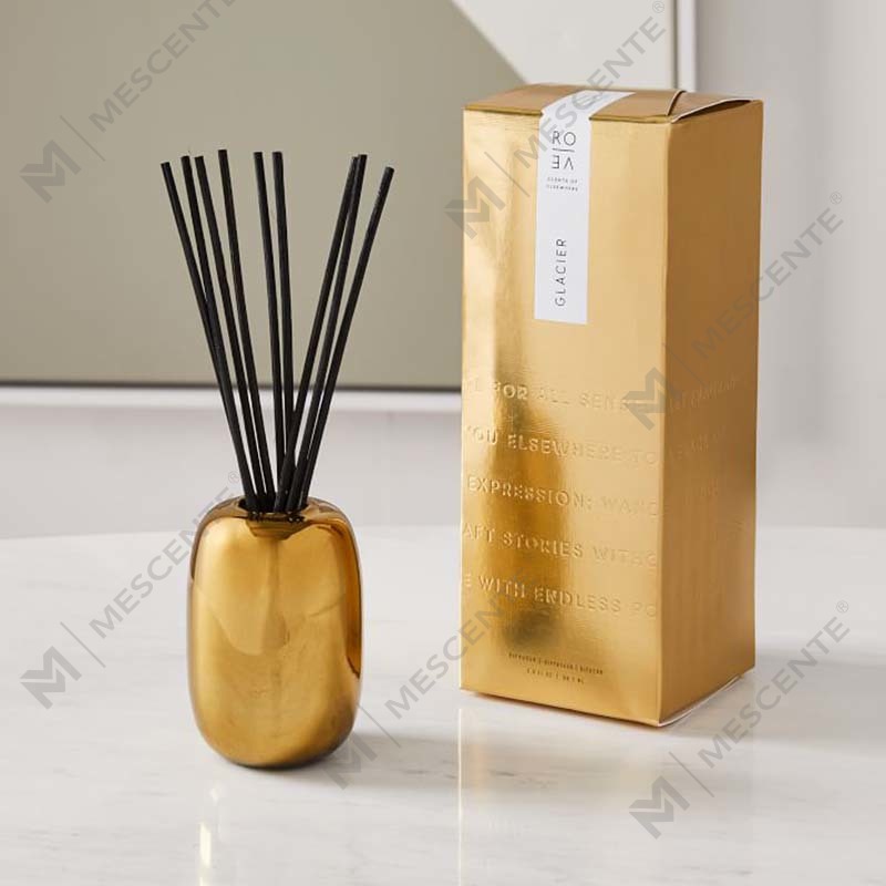Set cadou de decorare cu lumânări de ceară de soia, cu sigla cu imprimare aurie personalizată de lux Amazon