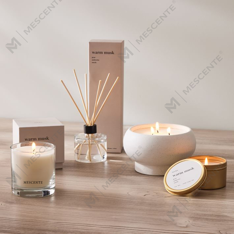 M&Scent difuzor de trestie de flori de lux personalizat cu cutie