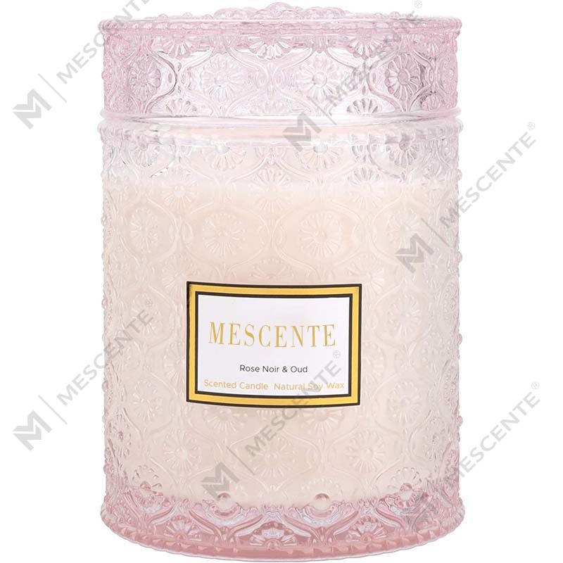 M&S cent Lumânare spa cu miros de flori uscate, de casă, eucalipt, mentă, ceară de soia