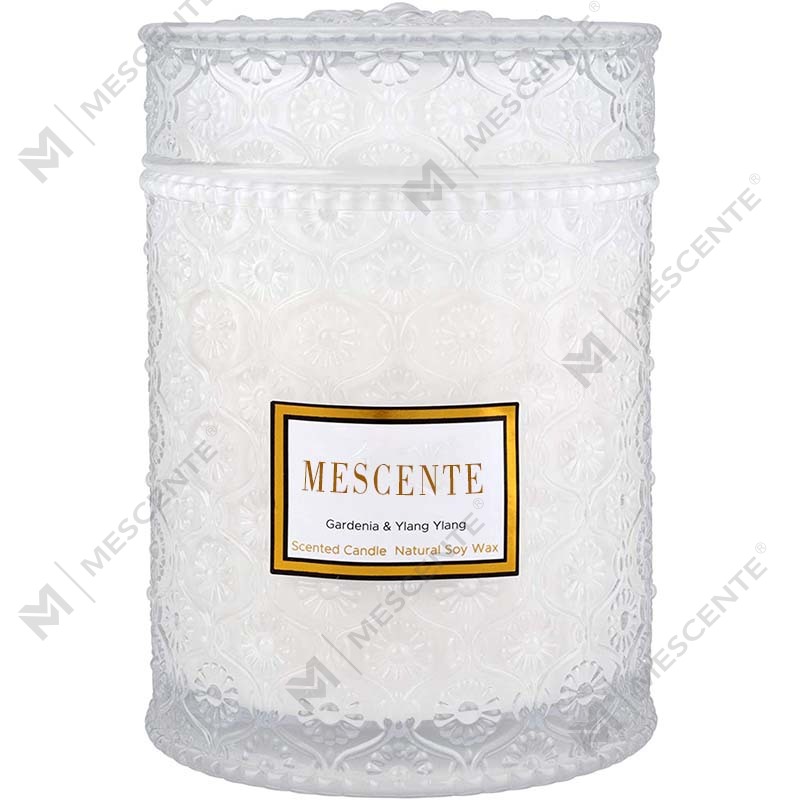 M&S cent Lumânare spa cu miros de flori uscate, de casă, eucalipt, mentă, ceară de soia