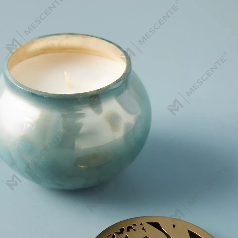 M&scent, cu etichetă privată, decorațiuni personalizate pentru casă, borcane de lumânări din sticlă de lux, lumânări parfumate cu ceară de soia, cu capac
