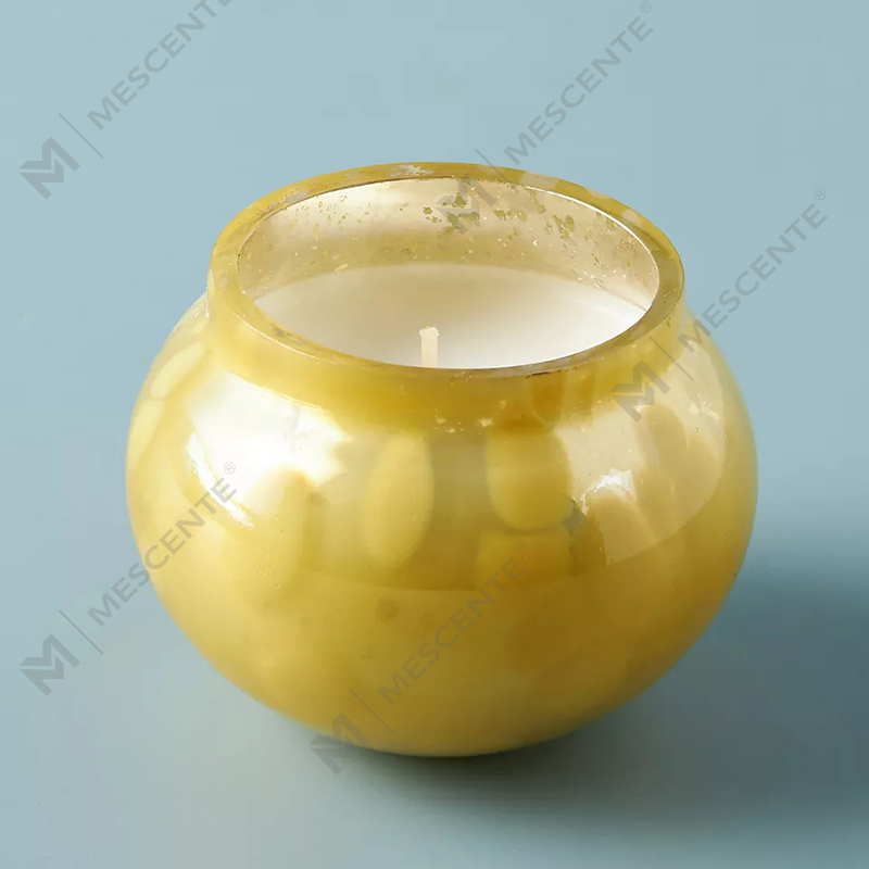 M&scent, cu etichetă privată, decorațiuni personalizate pentru casă, borcane de lumânări din sticlă de lux, lumânări parfumate cu ceară de soia, cu capac