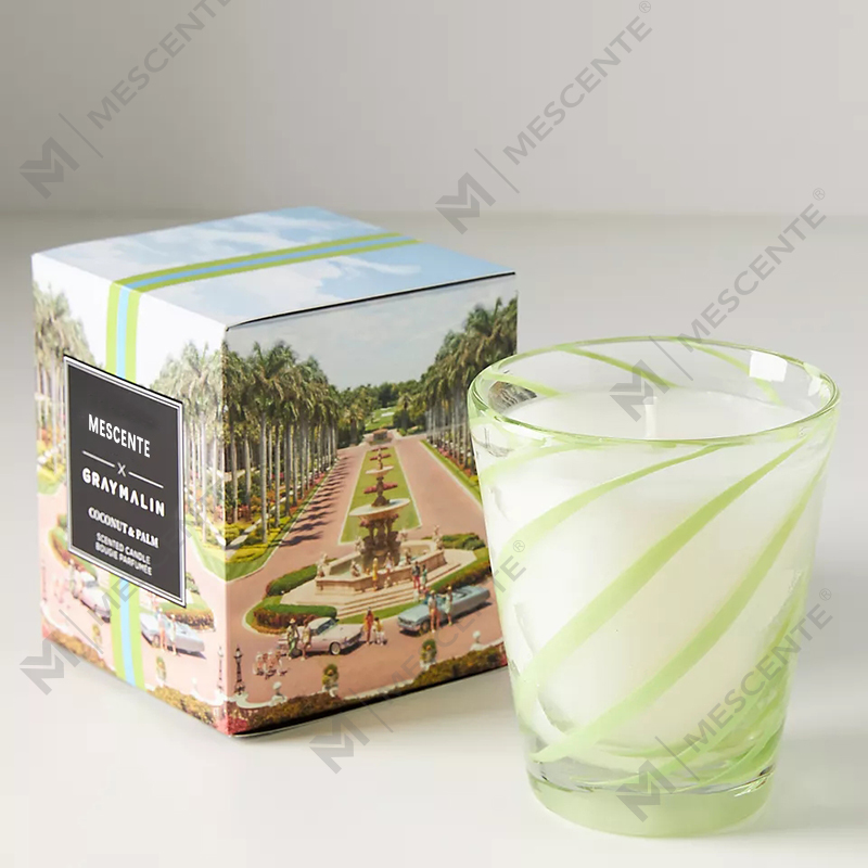M&Scent Luxury White Soy Wax Logo Personalizat Lumanari parfumate de nunta