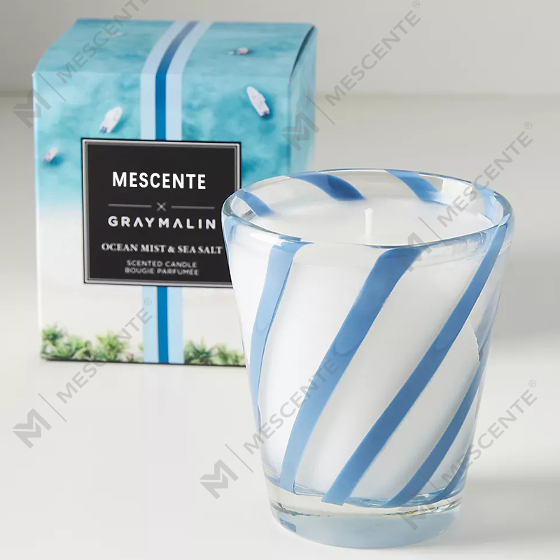 M&Scent Luxury White Soy Wax Logo Personalizat Lumanari parfumate de nunta