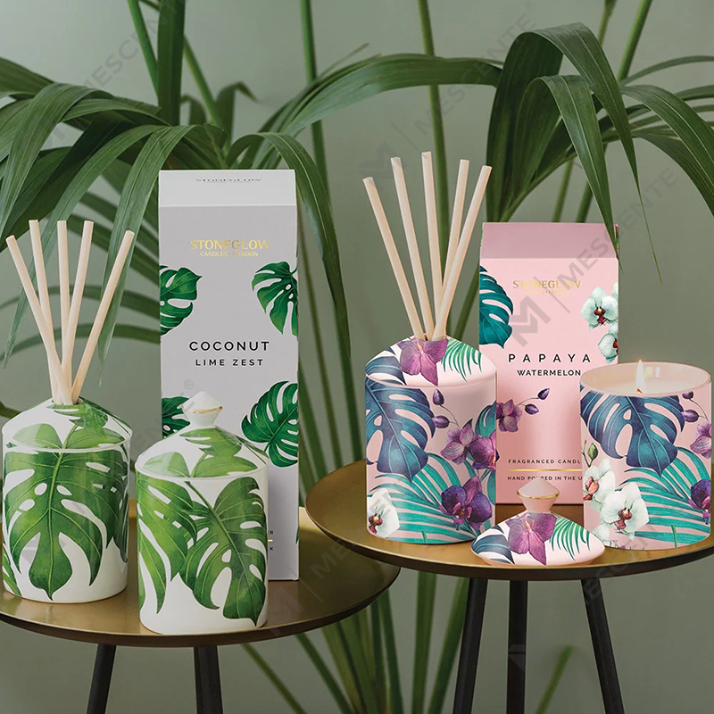 Lumanare cu pahar cu cutie plianta M&Scent Special Design Color Urban Botanics
