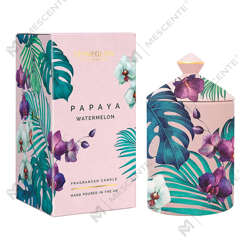 Lumanare cu pahar cu cutie plianta M&Scent Special Design Color Urban Botanics