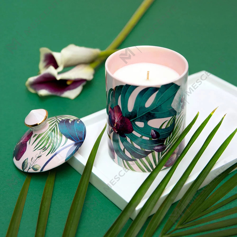 Lumanare cu pahar cu cutie plianta M&Scent Special Design Color Urban Botanics