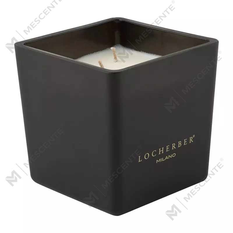 M&scent 2025 Lumânare mare, ecologică, parfumată din sticlă, cu capac din lemn de briccole
