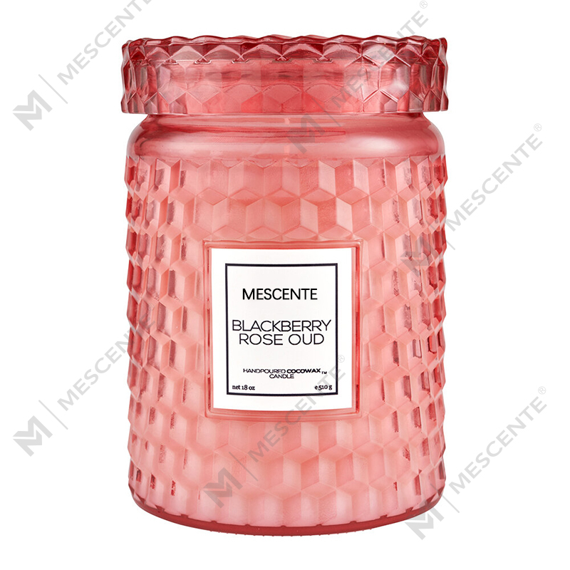 M&Scent Decoratiuni Personalizate de Craciun Lumanare Icon Oud Trandafir Mure