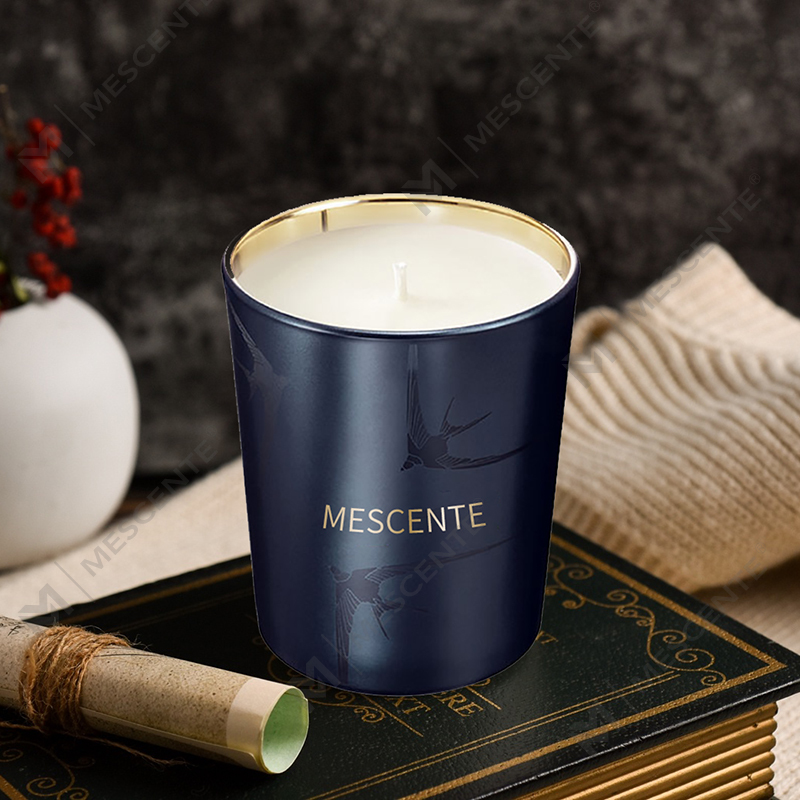 Suport din Sticlă de Lux M&Scent Handmade Lumânare Parfumată Vanilie Cu Cristale
