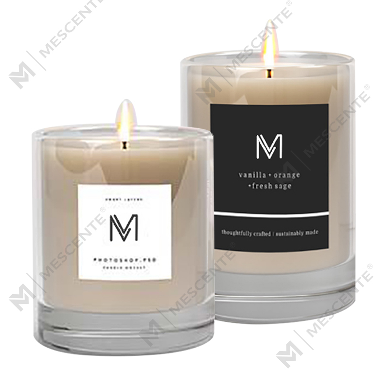 M&Scent fabrică en-gros direct lumânări parfumate de ceară de soia cu etichetă privată de lux cu cutie în vrac