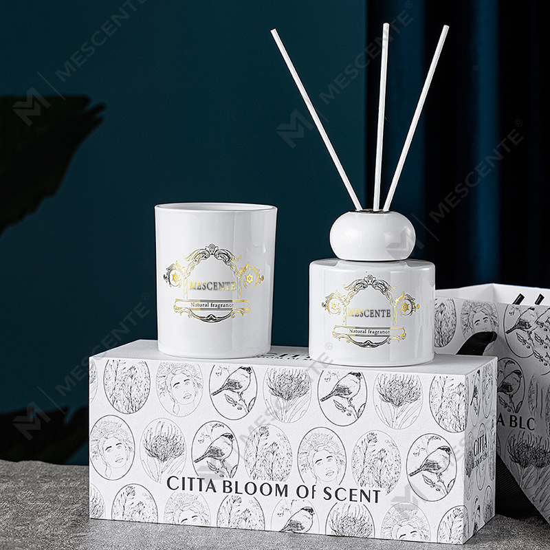 M&Scent, lumânare de lux cu etichetă privată, difuzor de trestie de lumânare parfumată cu ambalaj