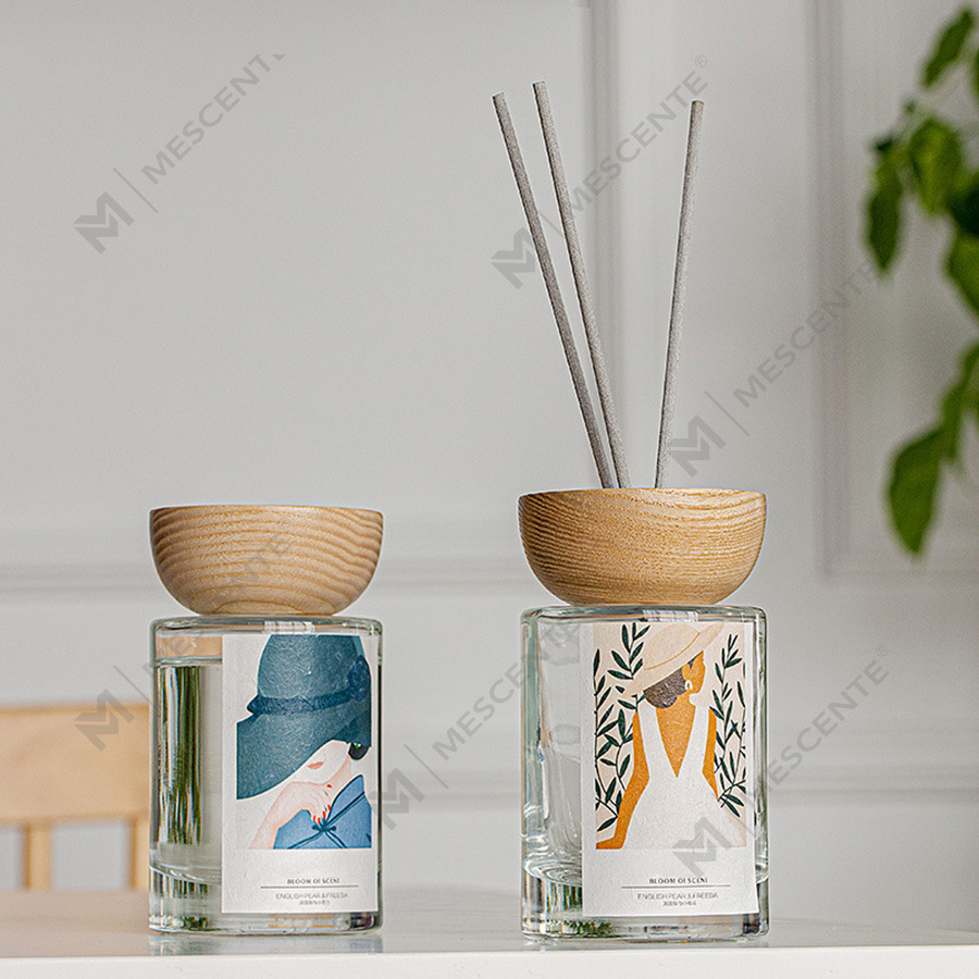 M&Scent seturi de difuzoare cu stuf pentru sticla cu etichetă privată cu dop