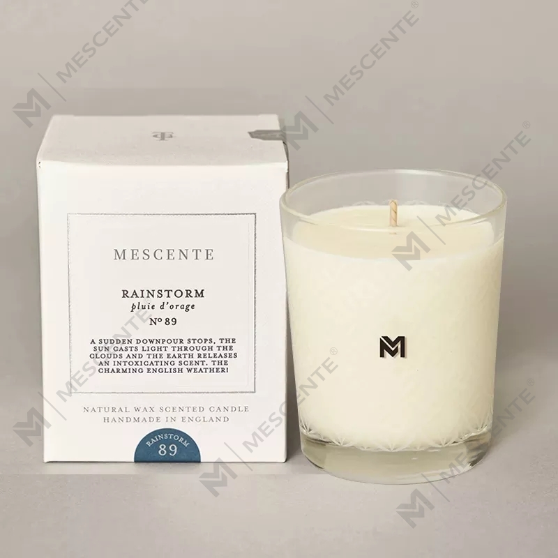 M&Scent, vânzare cu ridicata, noi de lux personalizate, borcane de cristal de Crăciun, lumânare parfumată de soia cu capac